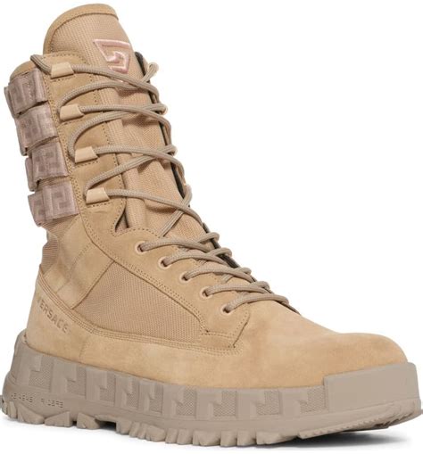 versace combat boots